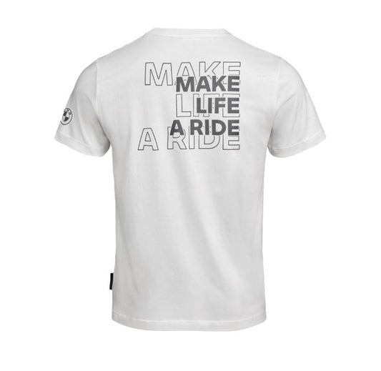 T-shirt logo make life a ride Bmw