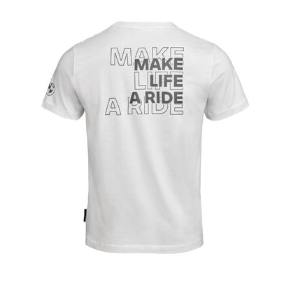 T-shirt logo make life a ride Bmw